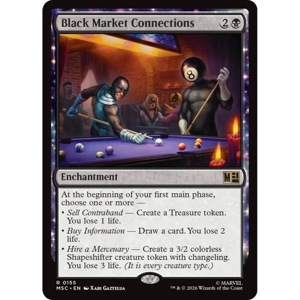 Black Market Connections | MSC | 155 | NM/Rare | 031-MSC-R